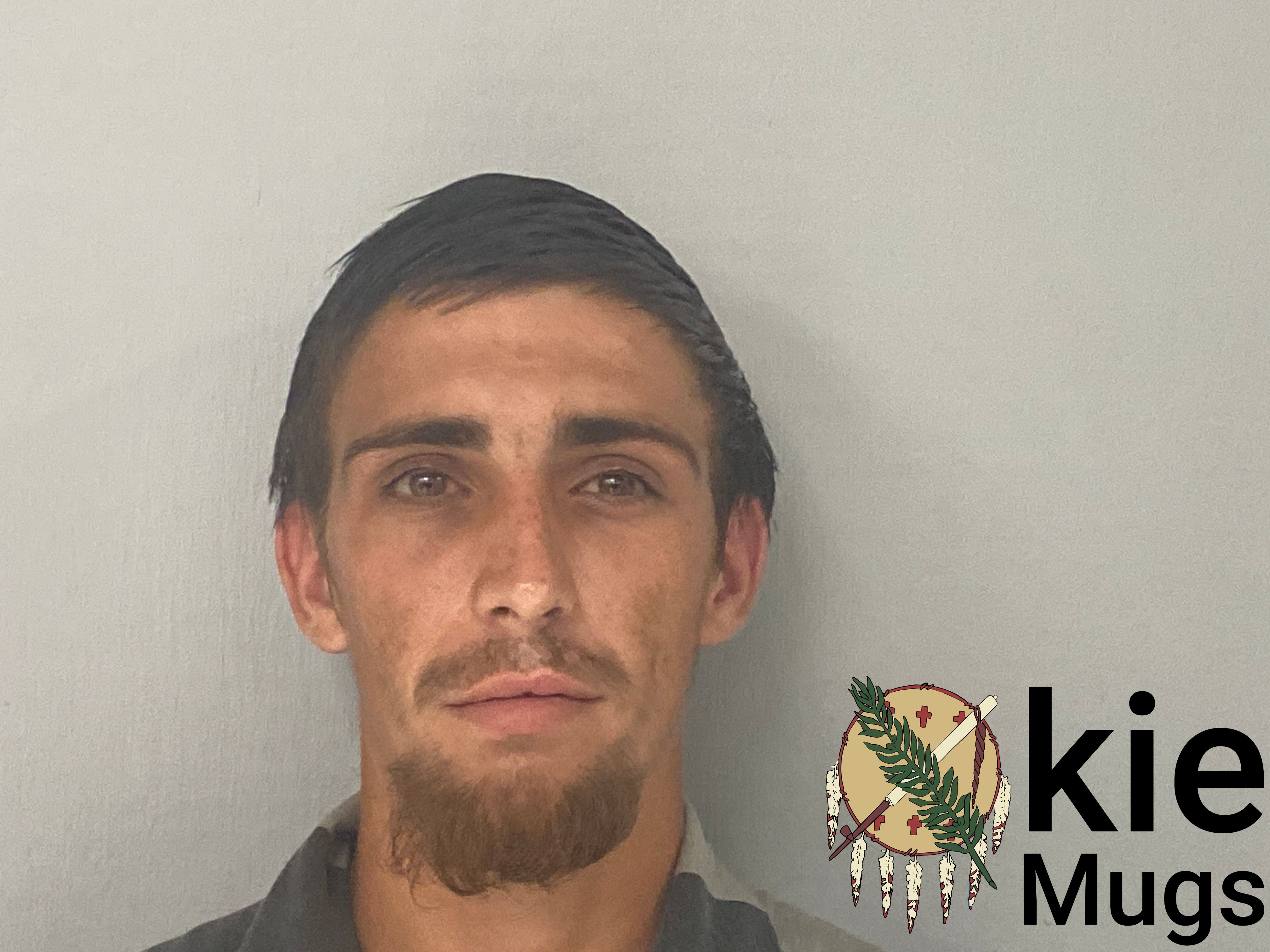 Booking photo of Zackery Deringer