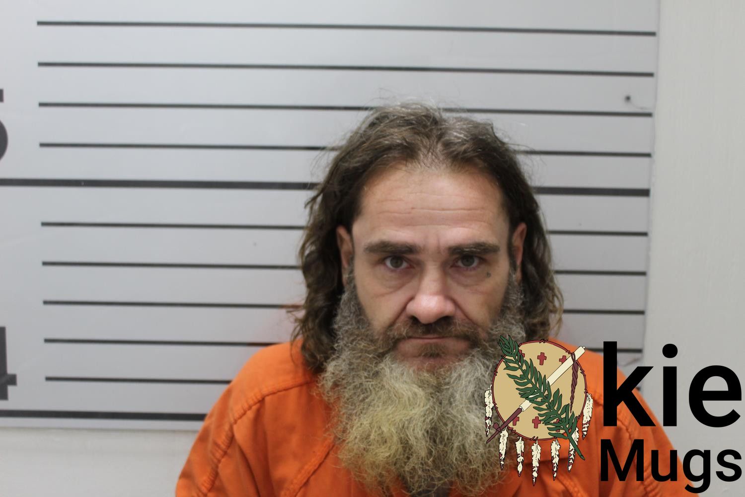 Booking photo of BRANDON JOE (CHEROKEE) CARMICHAEL