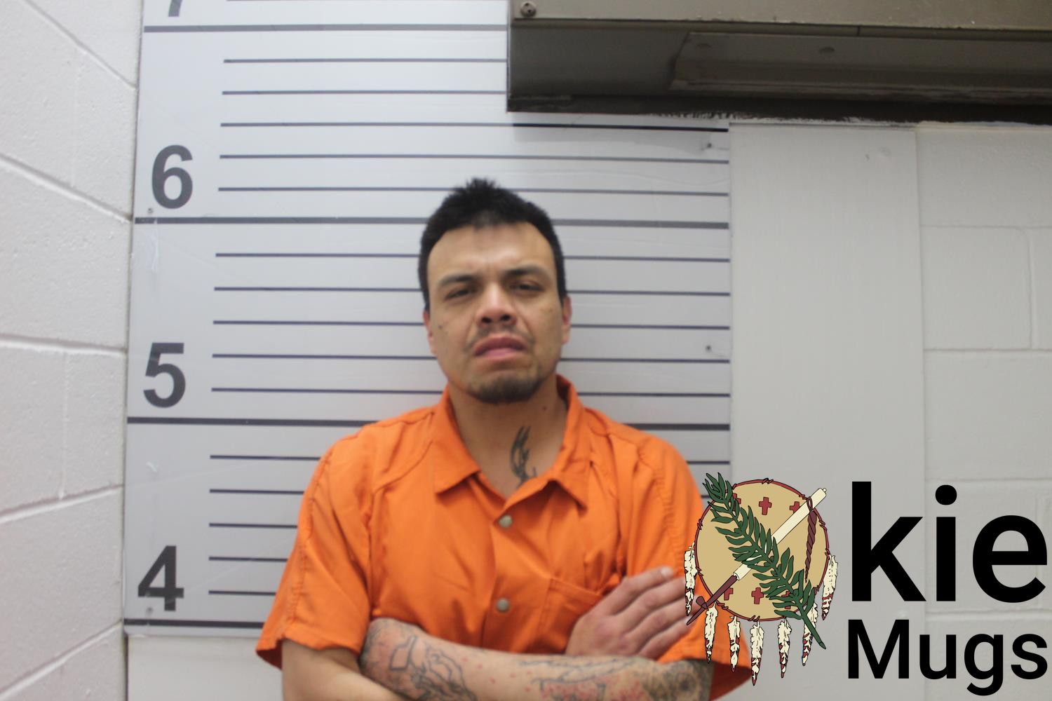 Booking photo of DUSTIN WAYNE HARJO