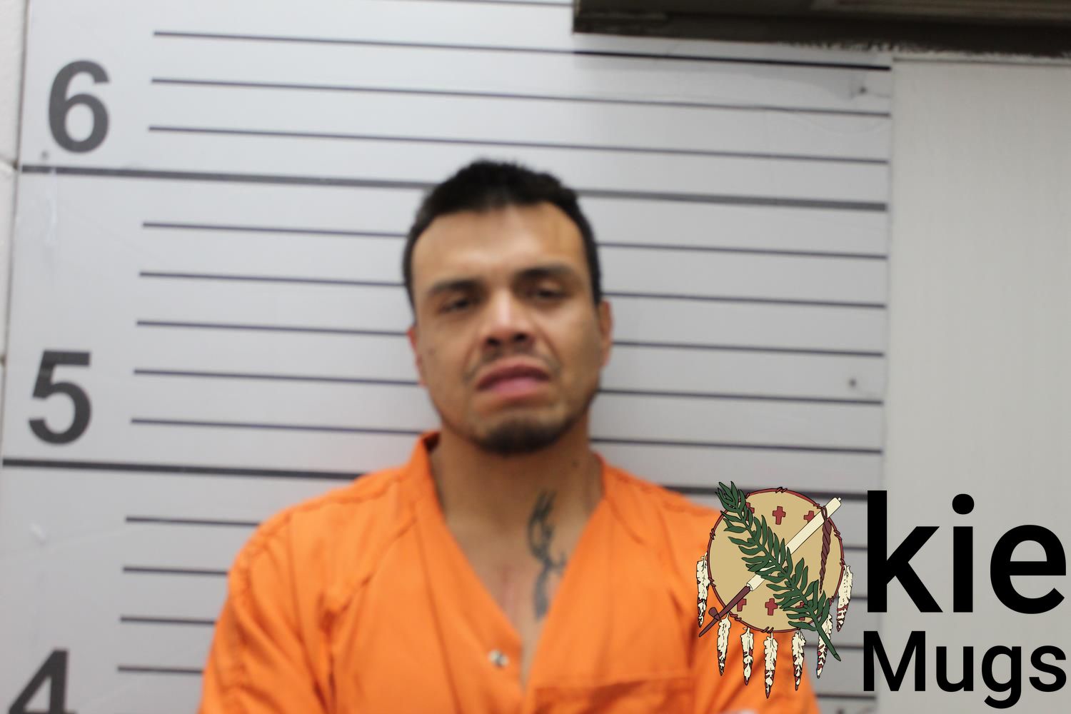 Booking photo of Dustin Wayne Harjo